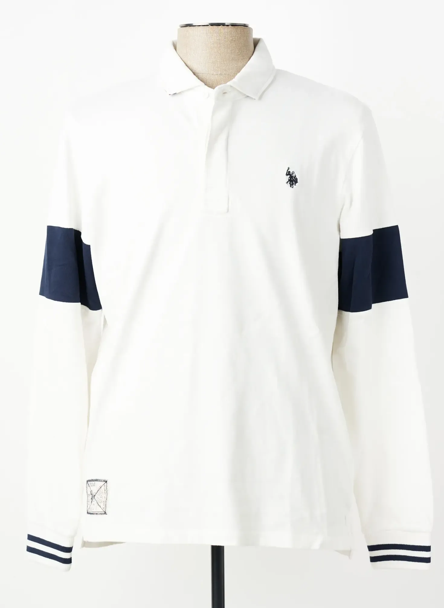 Polo U.s. Polo Assn Blanc Manches Longues