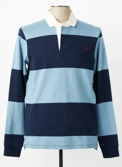 Polo U.s. Polo Assn Bleu Manches Longues