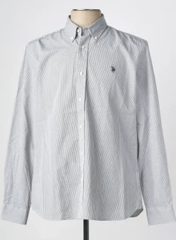 Polo U.s. Polo Assn Gris Manches Longues