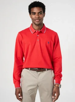 Polo U.s. Polo Assn Rouge Manches Longues