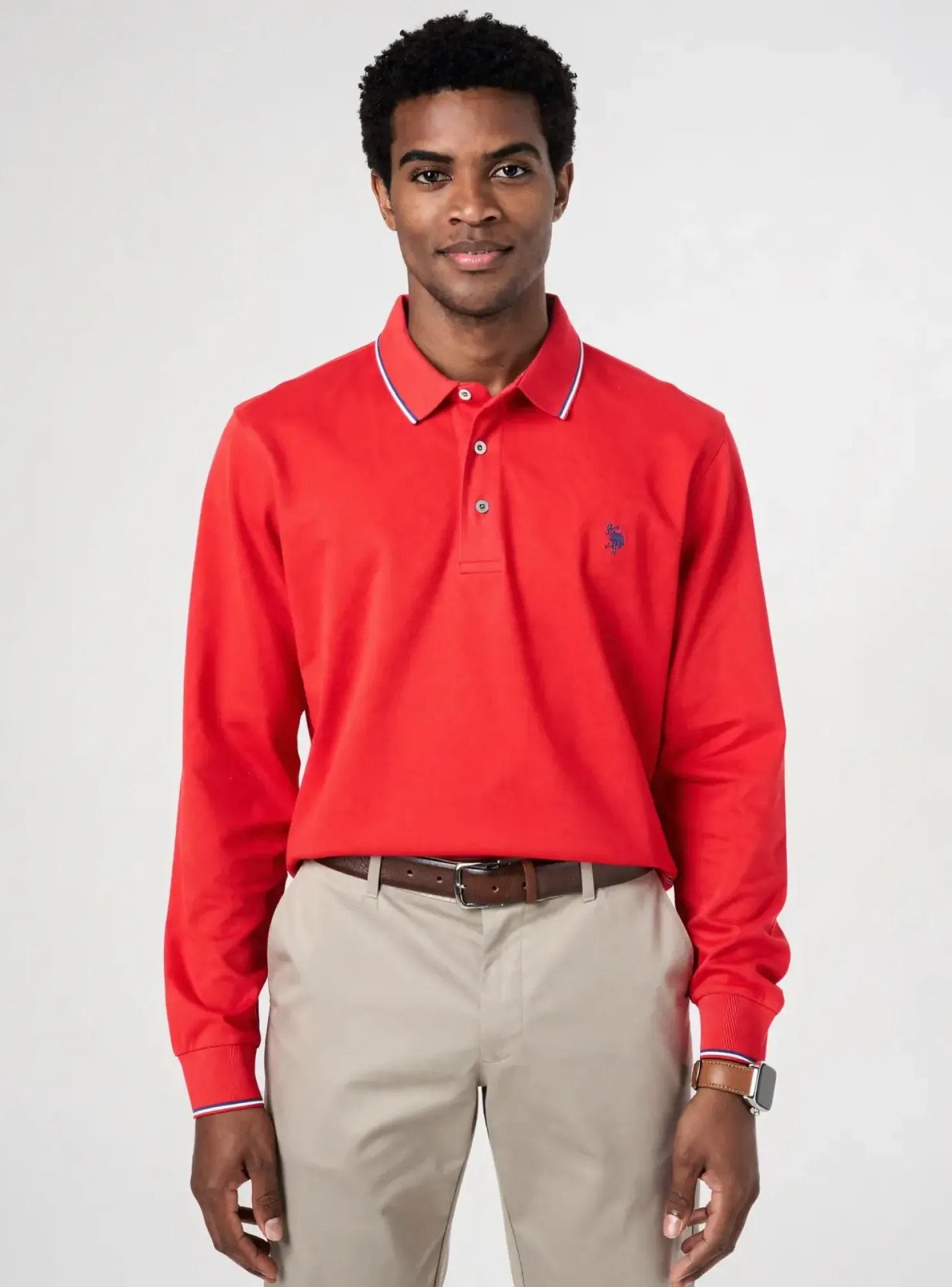 Polo U.s. Polo Assn Rouge Manches Longues