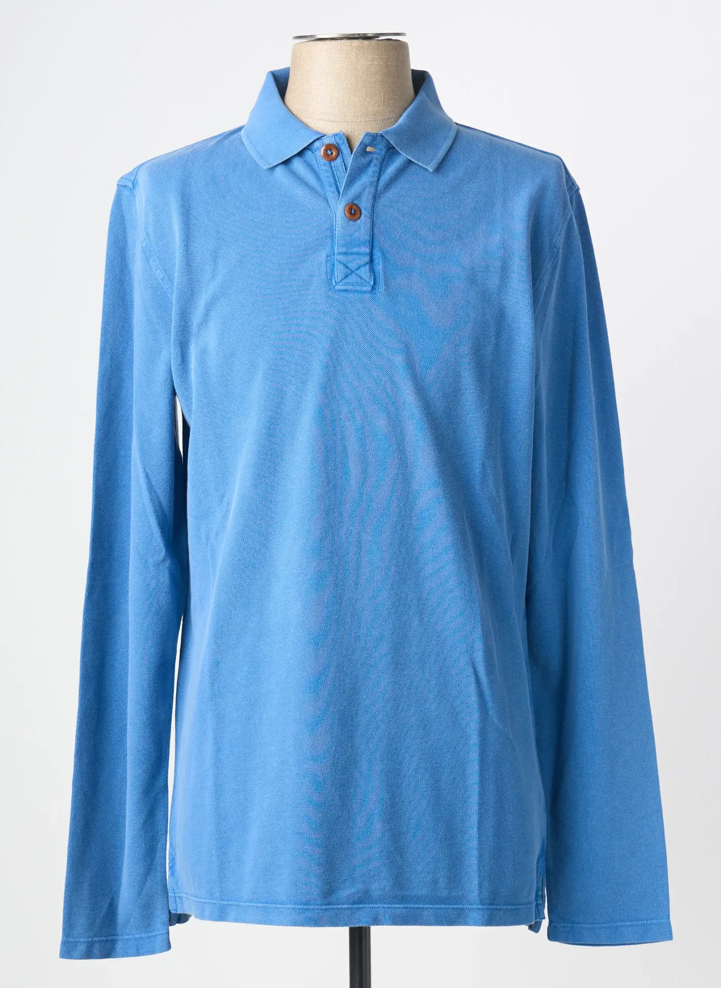 Polo White Stuff Bleu Manches Longues