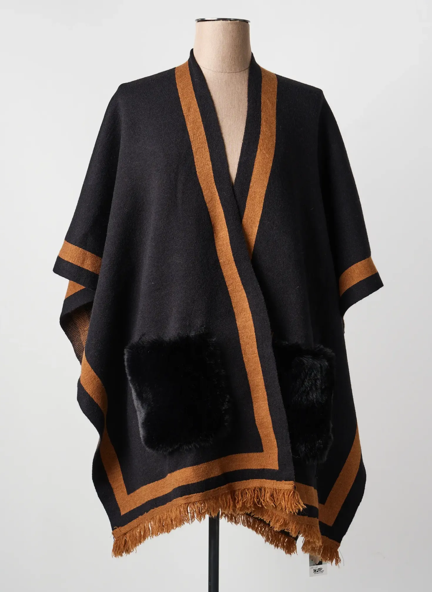 Poncho Mm Sweet Noir