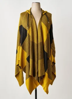 Poncho Sheego Jaune