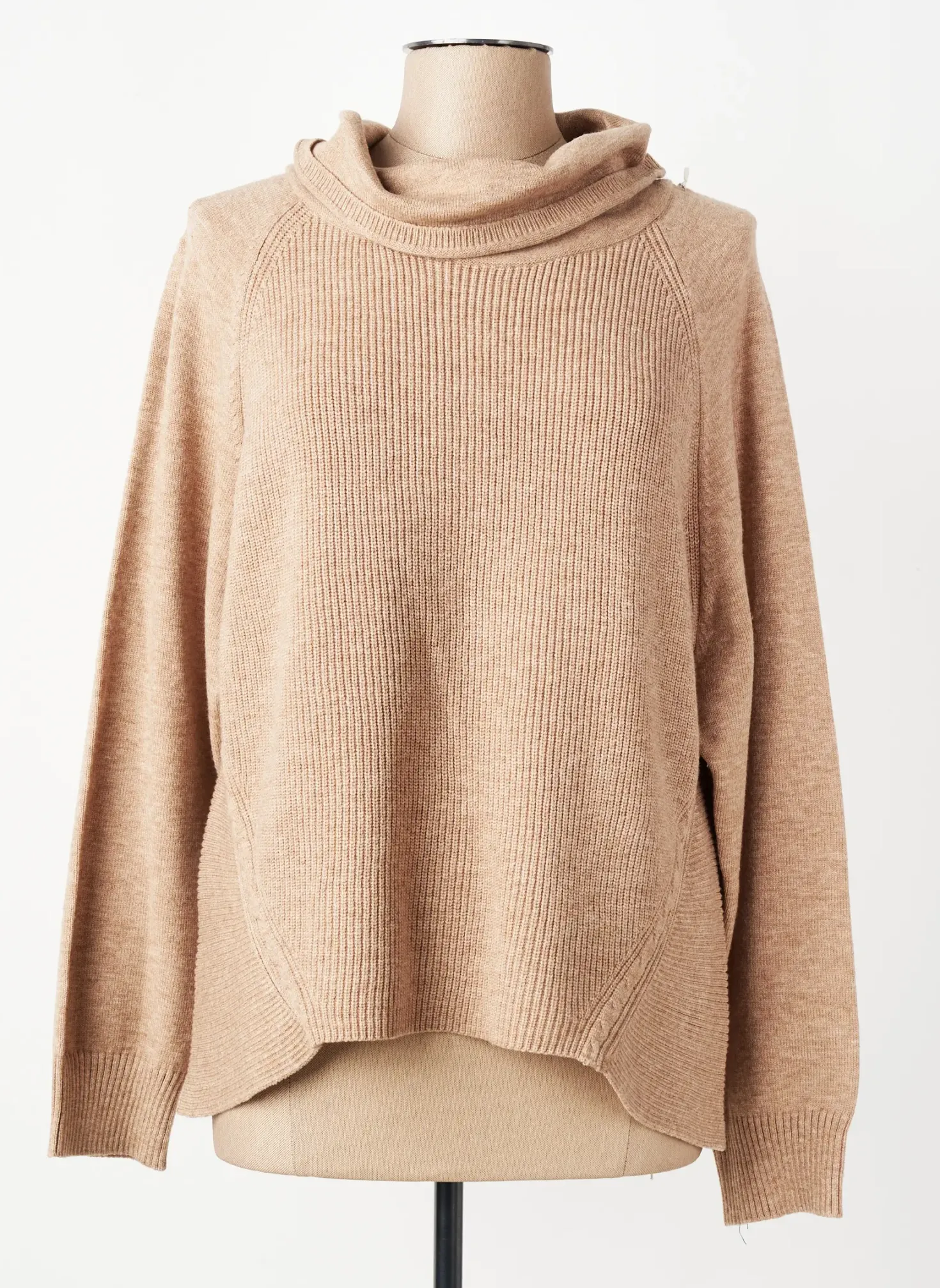 Pull Barbara Lebek Beige Manches Longues