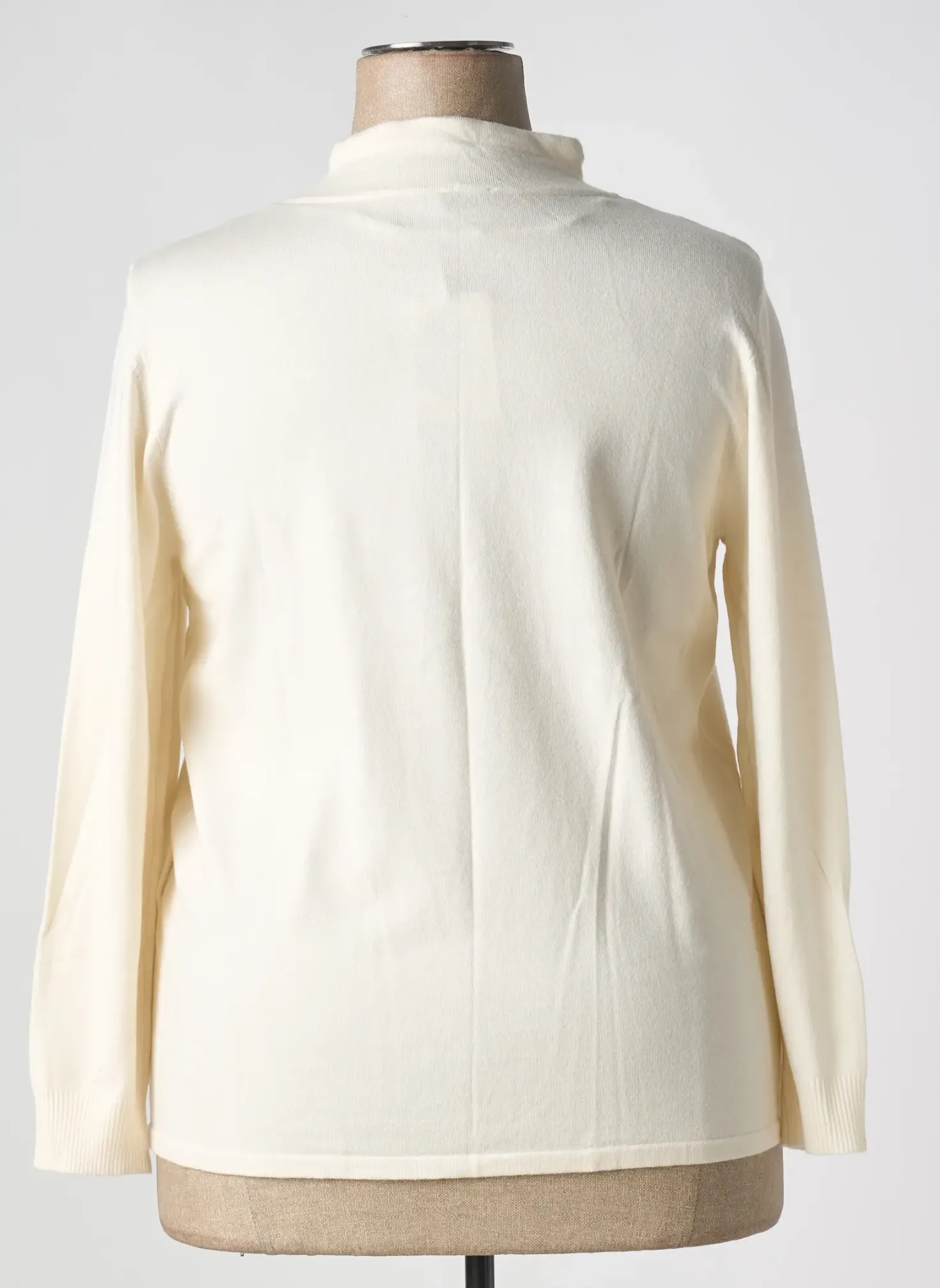 Pull Barbara Lebek Beige Manches Longues