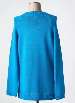 Pull Bariloche Bleu Manches Longues