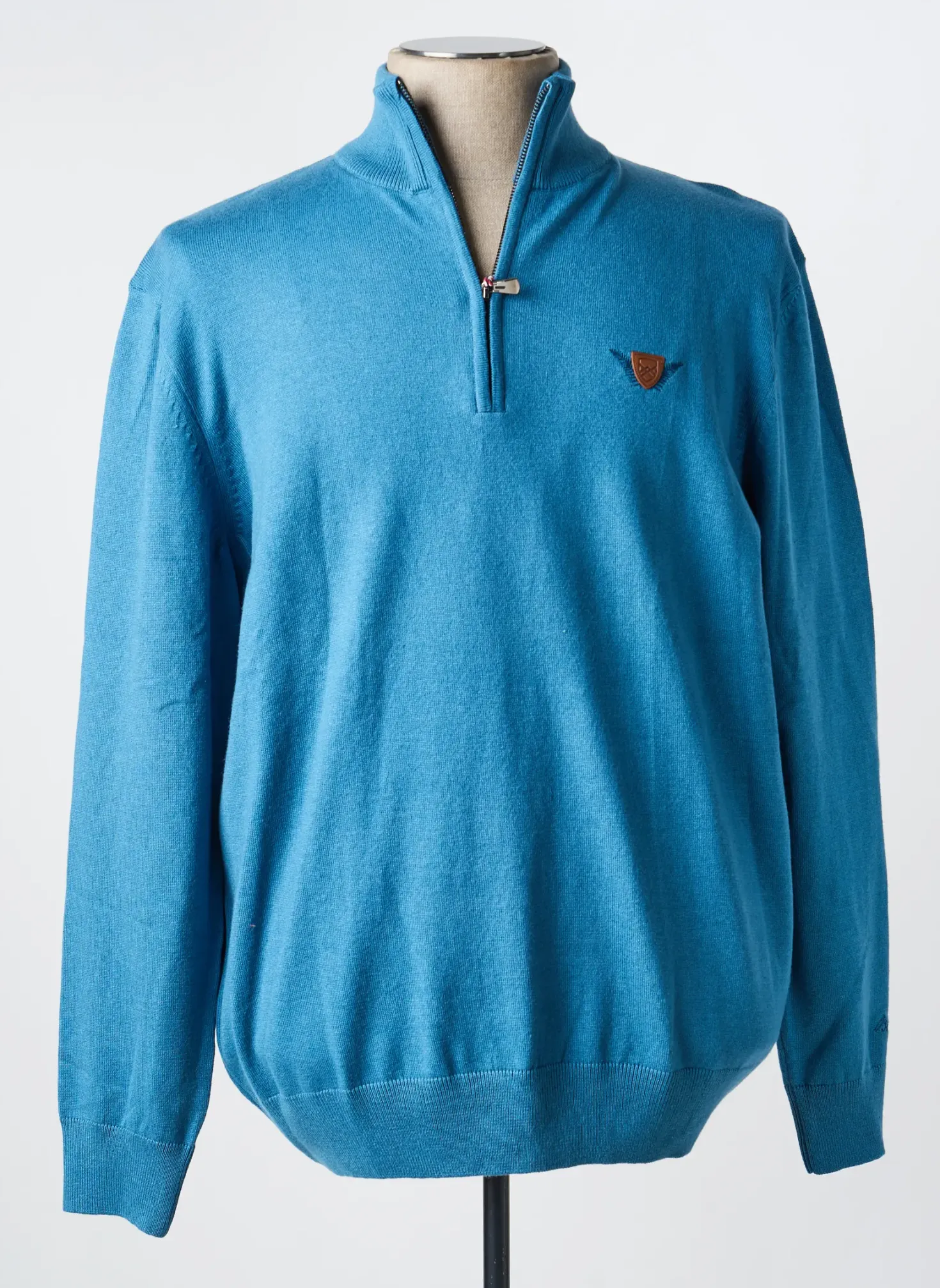 Pull Black Wellis Bleu Manches Longues