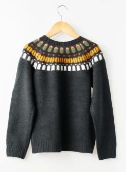 Pull Boboli Gris Manches Longues