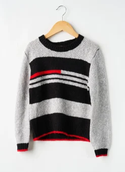 Pull Boboli Gris Manches Longues