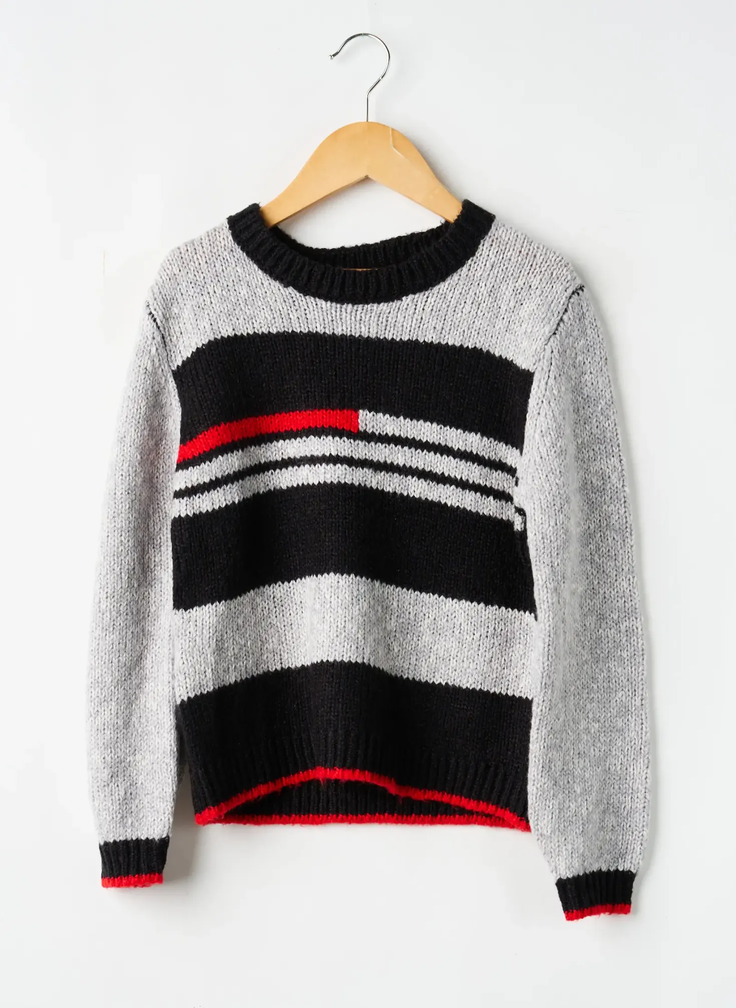 Pull Boboli Gris Manches Longues