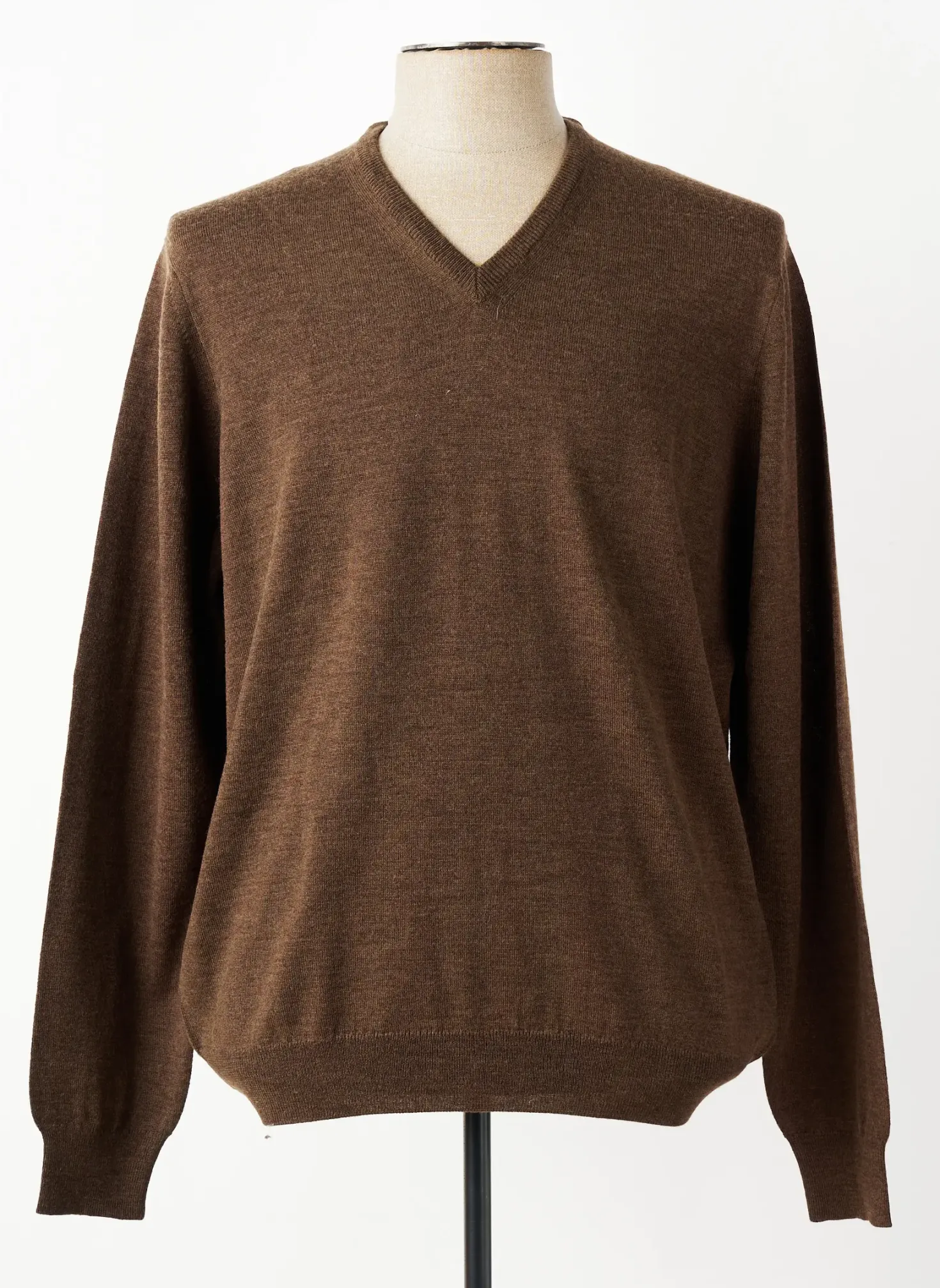 Pull Brown Jury Marron Manches Longues