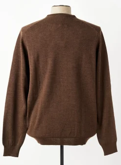 Pull Brown Jury Marron Manches Longues