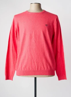 Pull Cambridge Rouge Manches Longues
