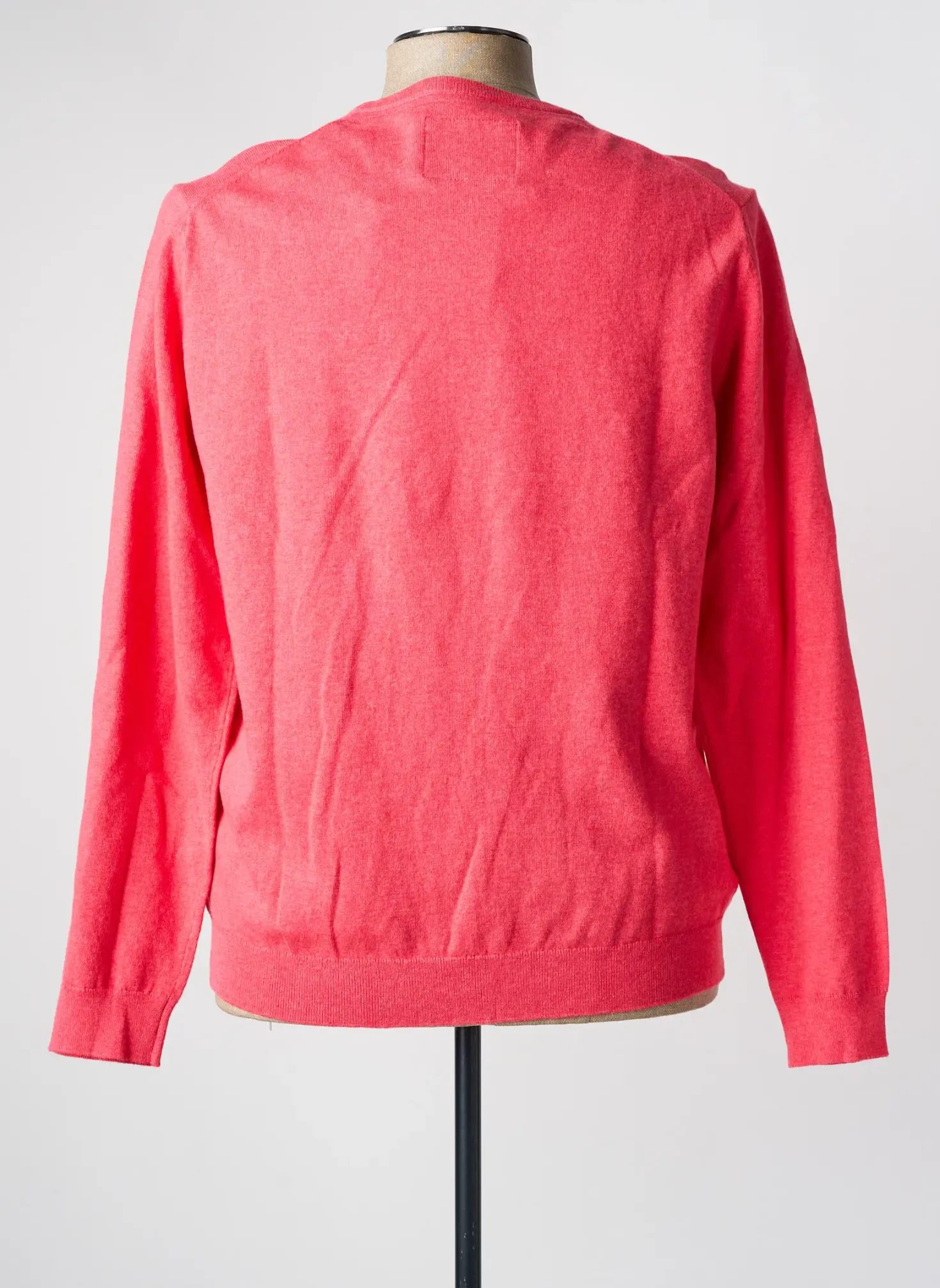 Pull Cambridge Rouge Manches Longues