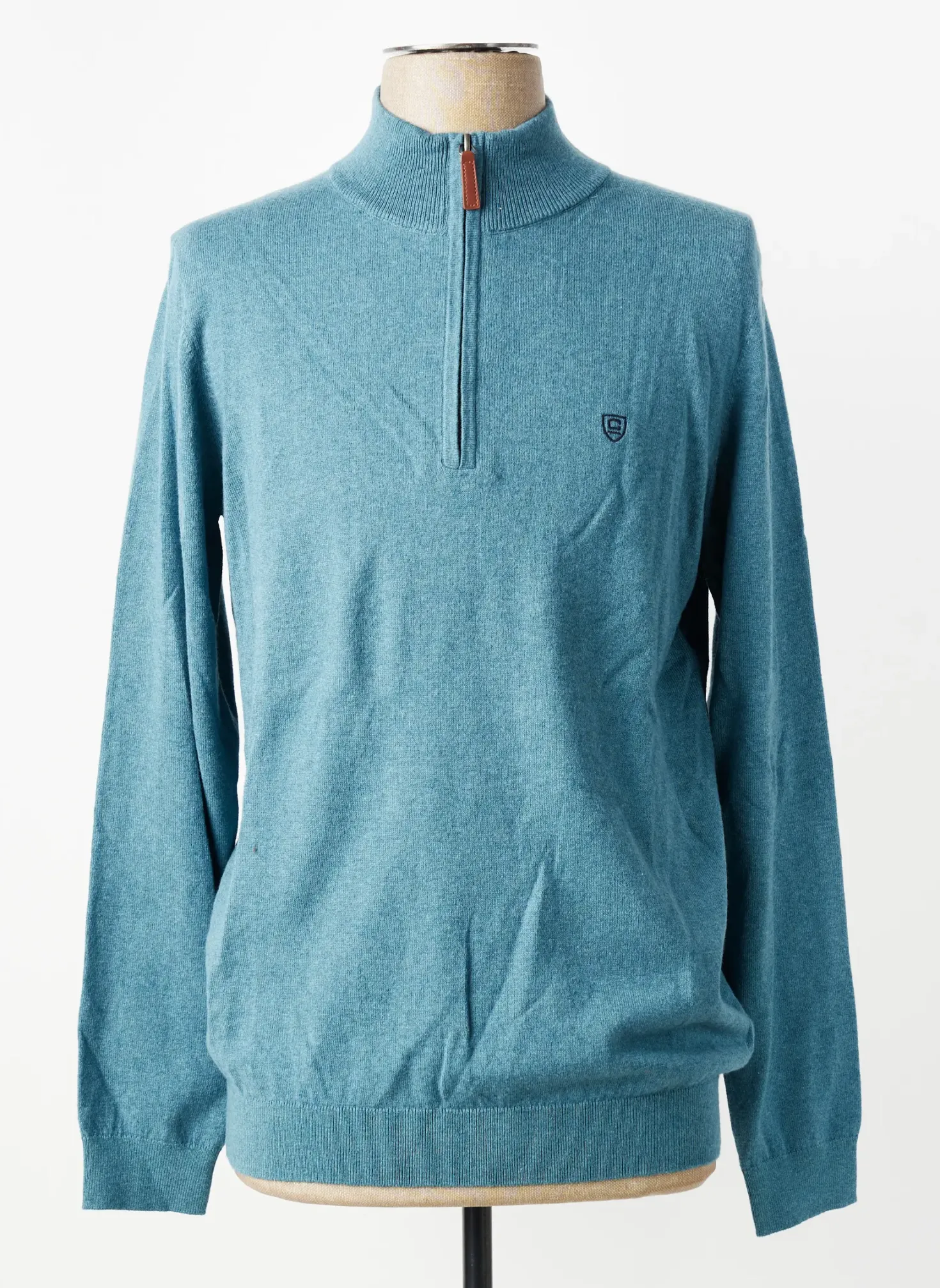 Pull Cambridge Vert Manches Longues