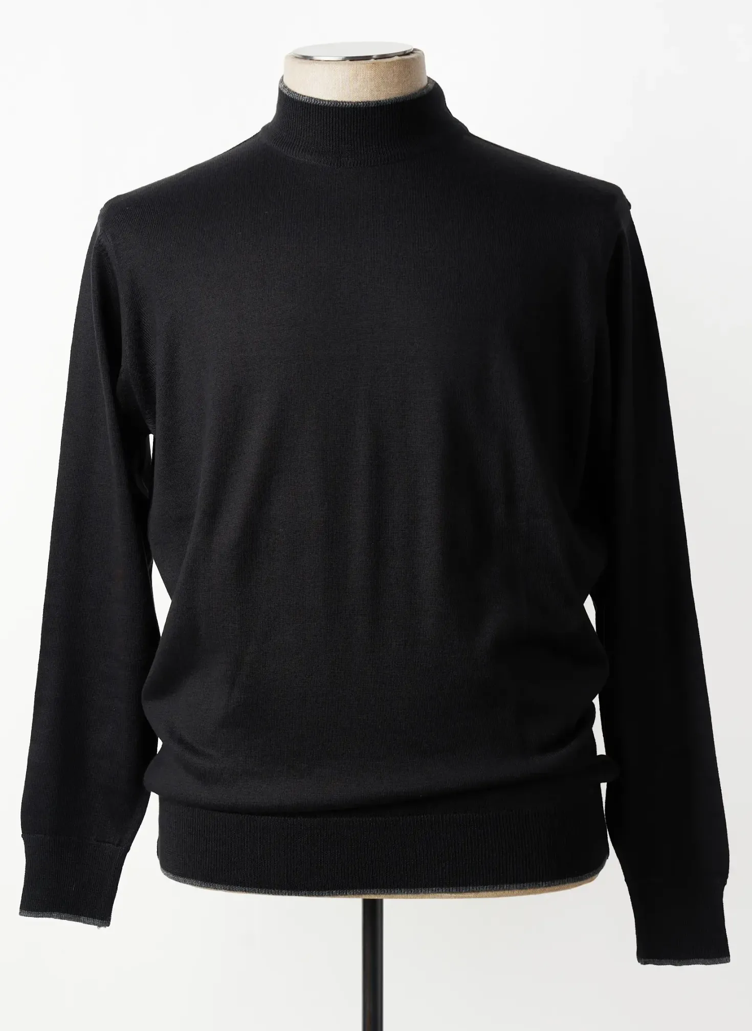 Pull Cap 10 Ten Noir Manches Longues