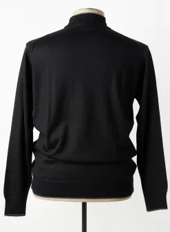Pull Cap 10 Ten Noir Manches Longues