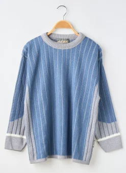 Pull Cbk Bleu Manches Longues