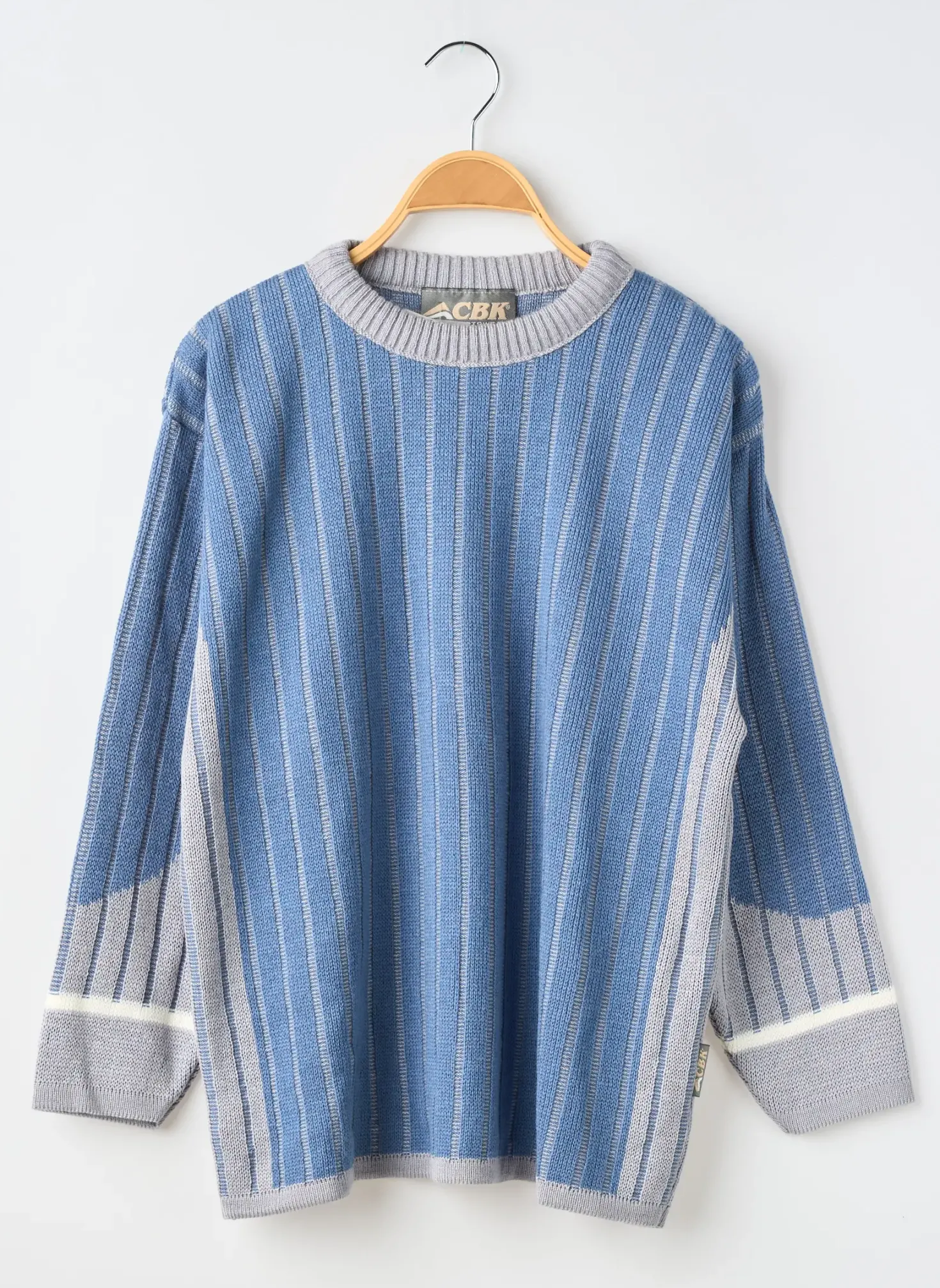 Pull Cbk Bleu Manches Longues