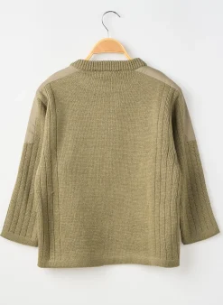 Pull Cbk Vert Manches Longues