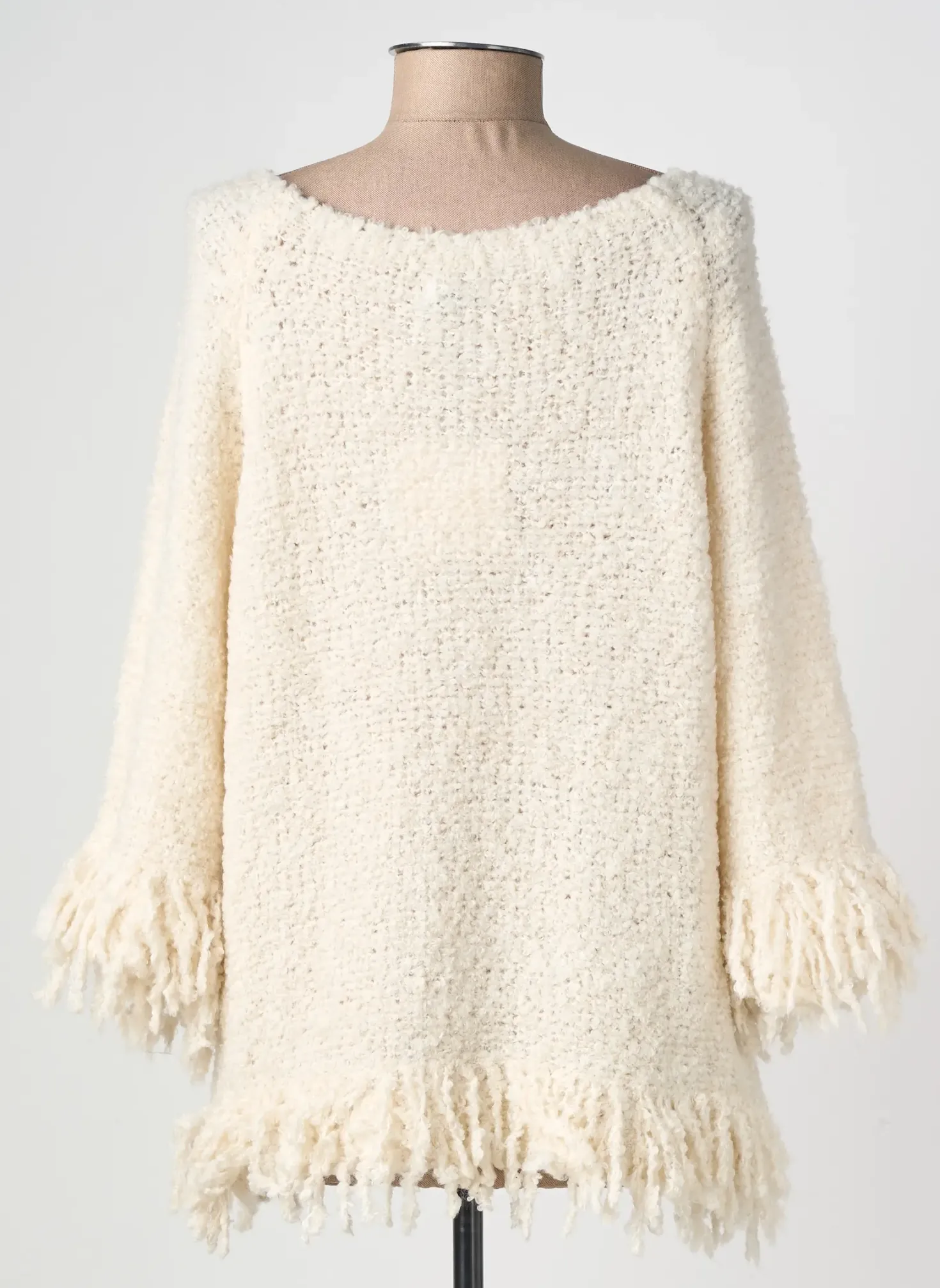 Pull Civico 1 Beige Manches Longues