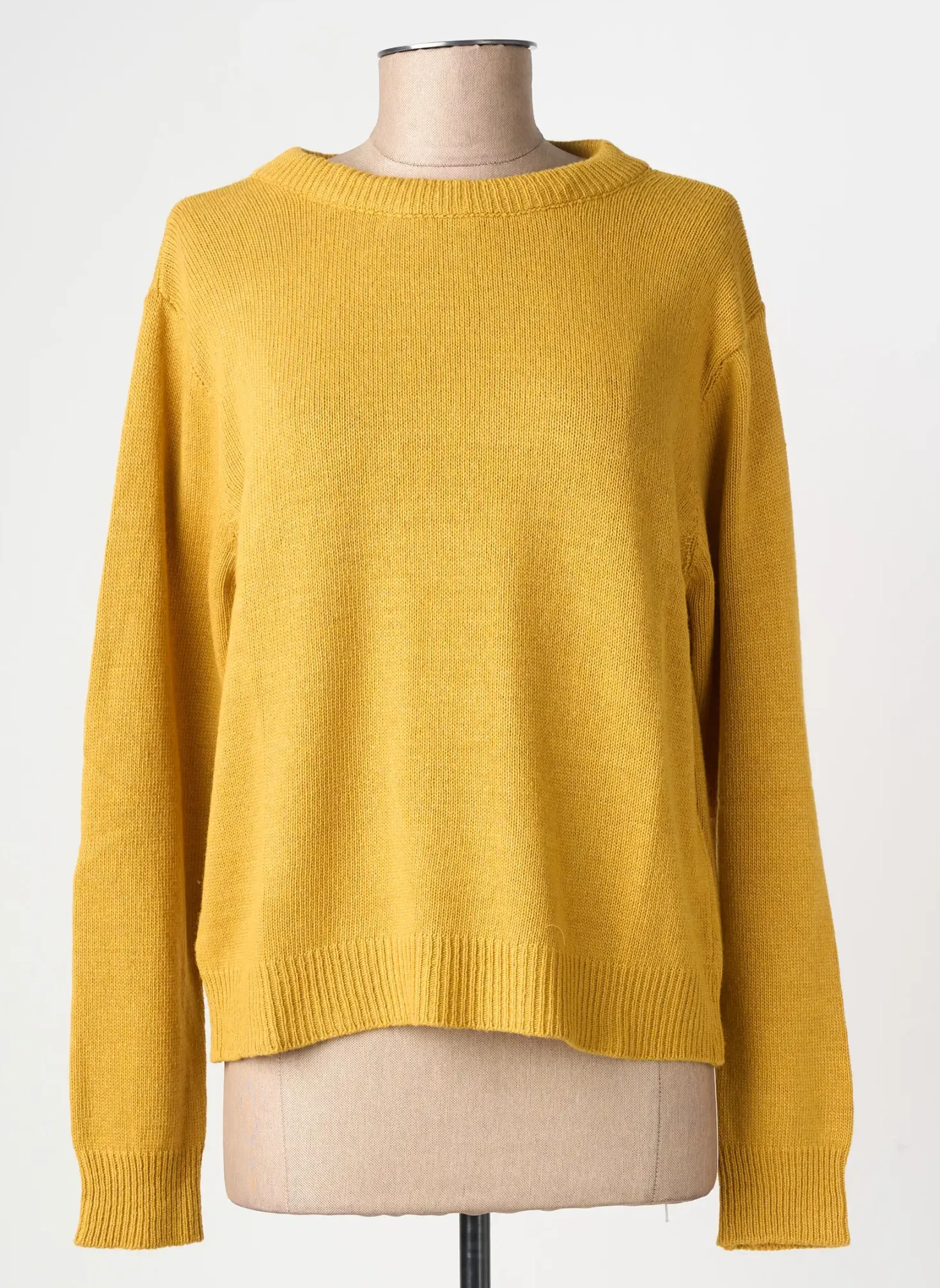 Pull Civico 1 Jaune Manches Longues