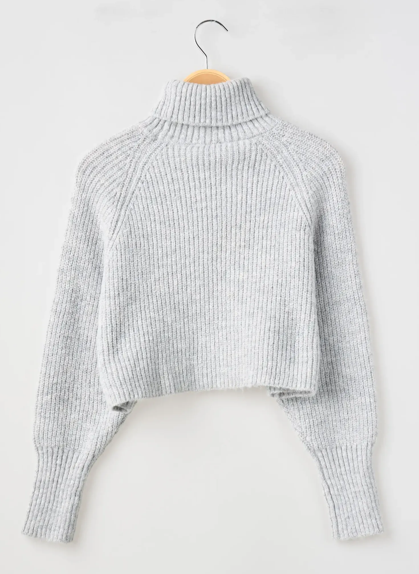 Pull Col Roulé Le Temps Des Cerises Gris Manches Longues