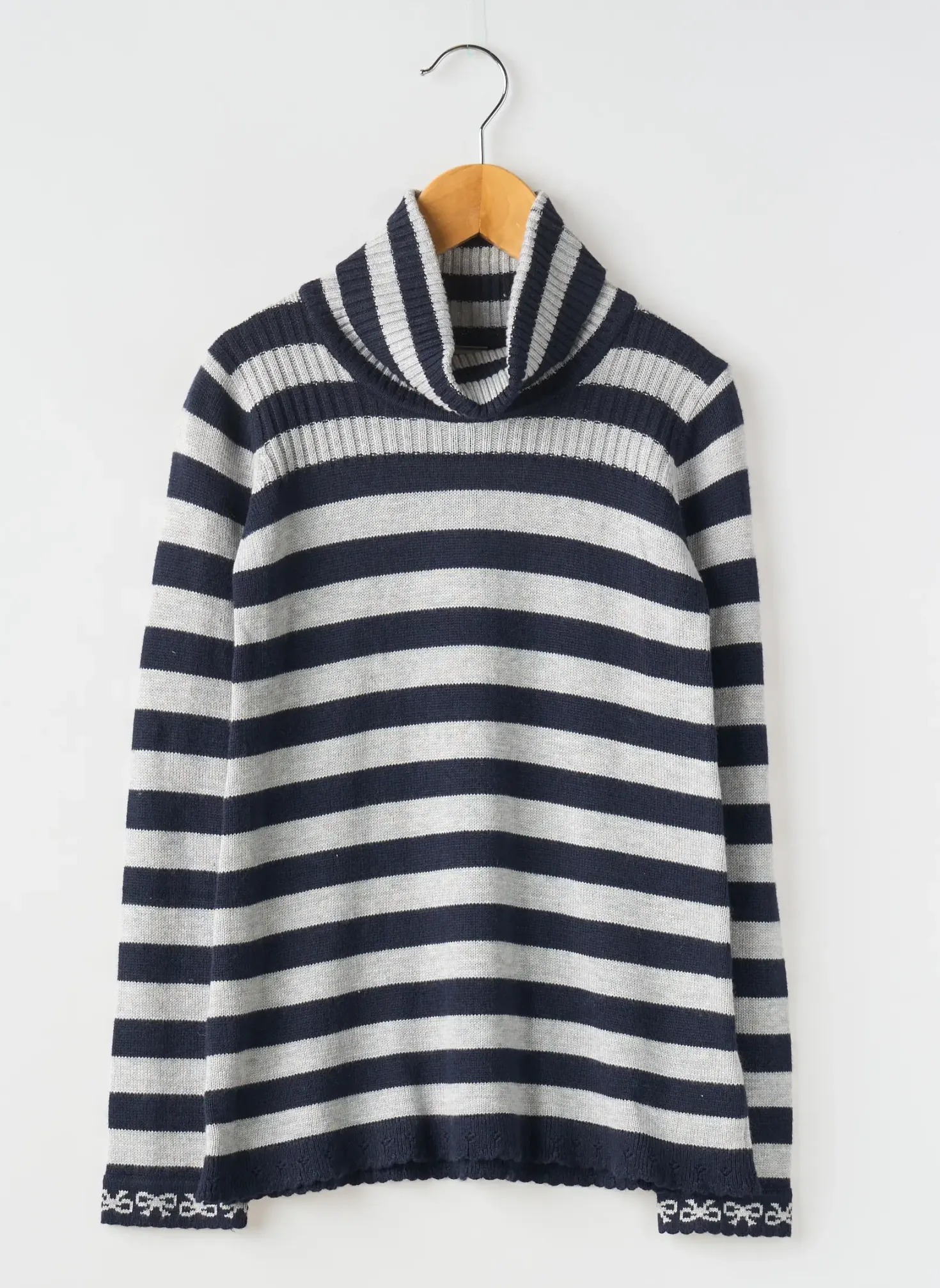 Pull Col Roulé Mayoral Bleu Manches Longues
