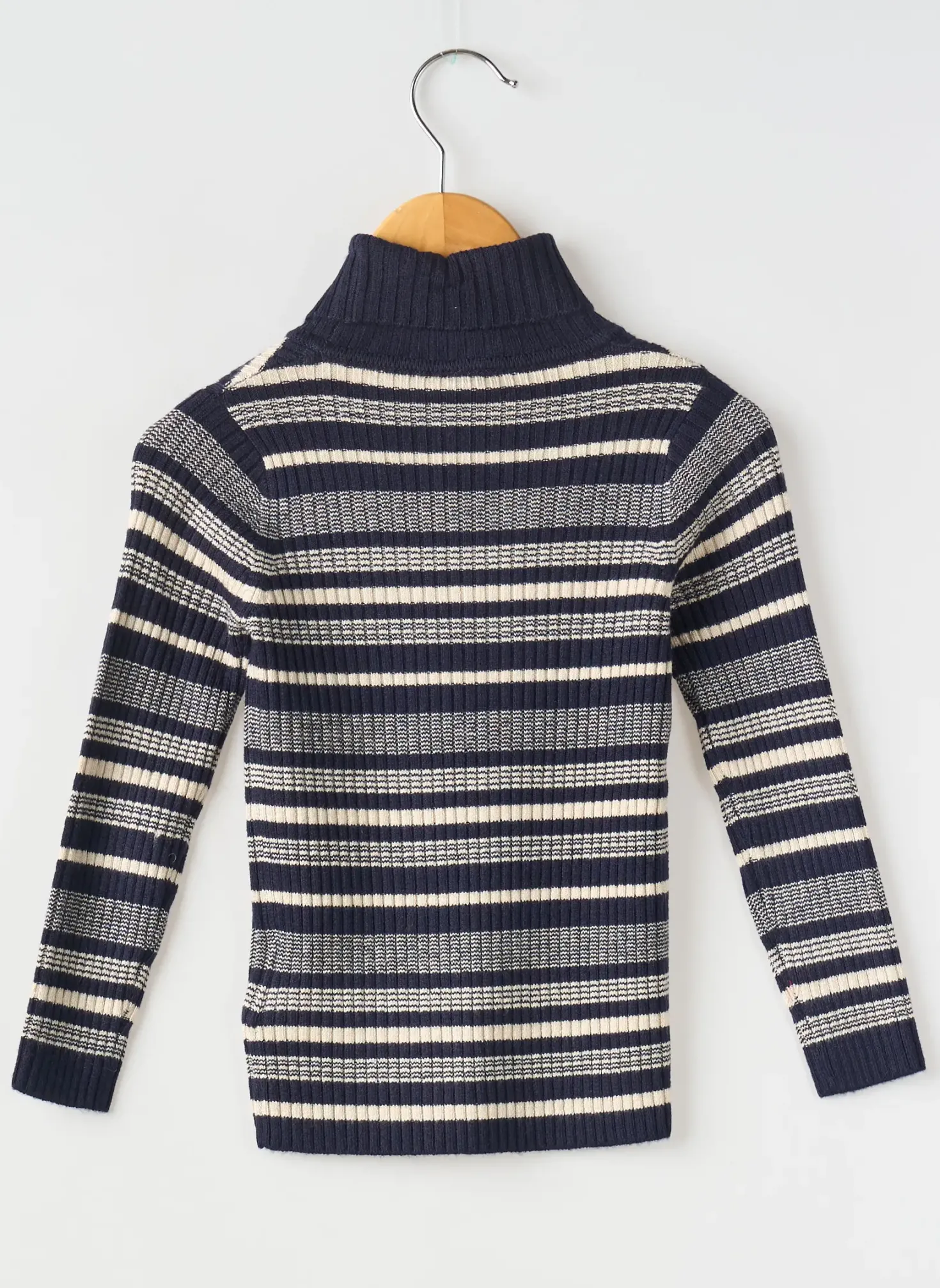 Pull Col Roulé Mayoral Bleu Manches Longues
