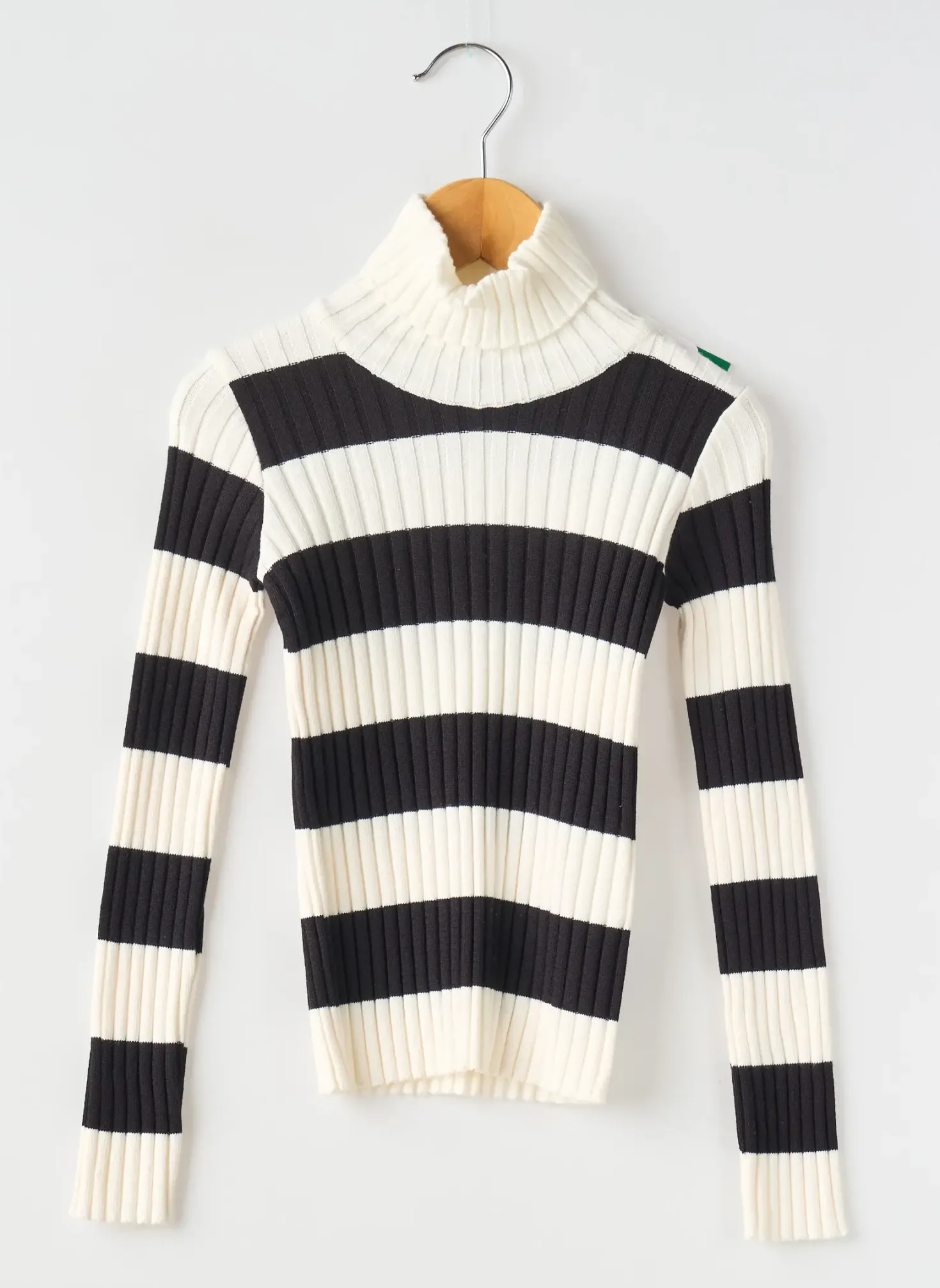 Pull Col Roulé Mayoral Noir Manches Longues