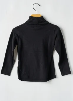 Pull Col Roulé Mayoral Noir Manches Longues