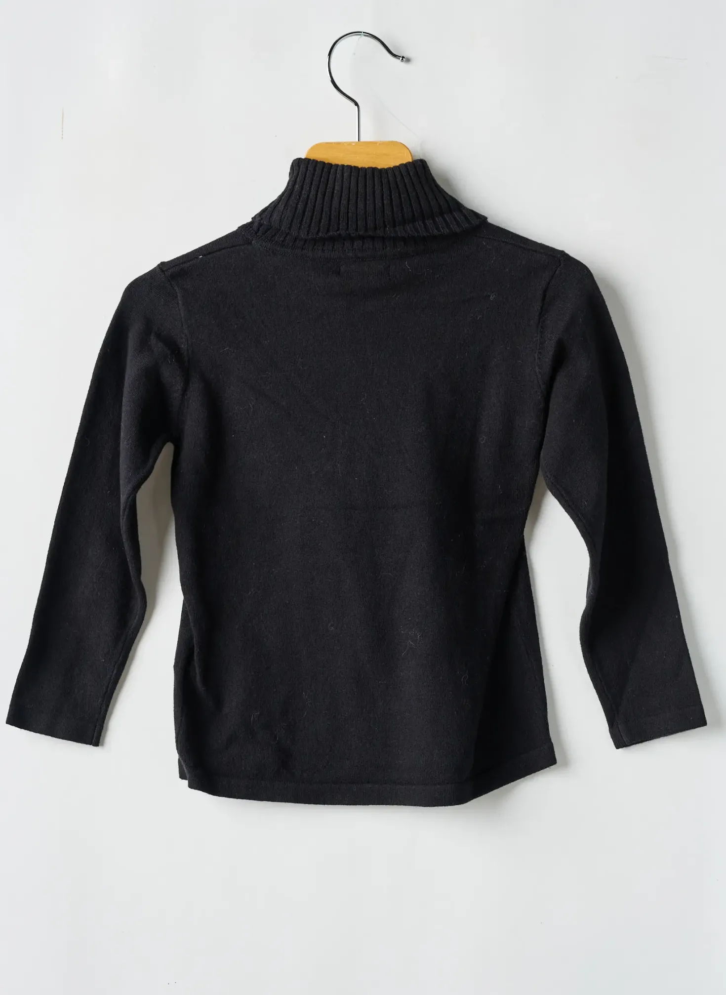 Pull Col Roulé Mayoral Noir Manches Longues