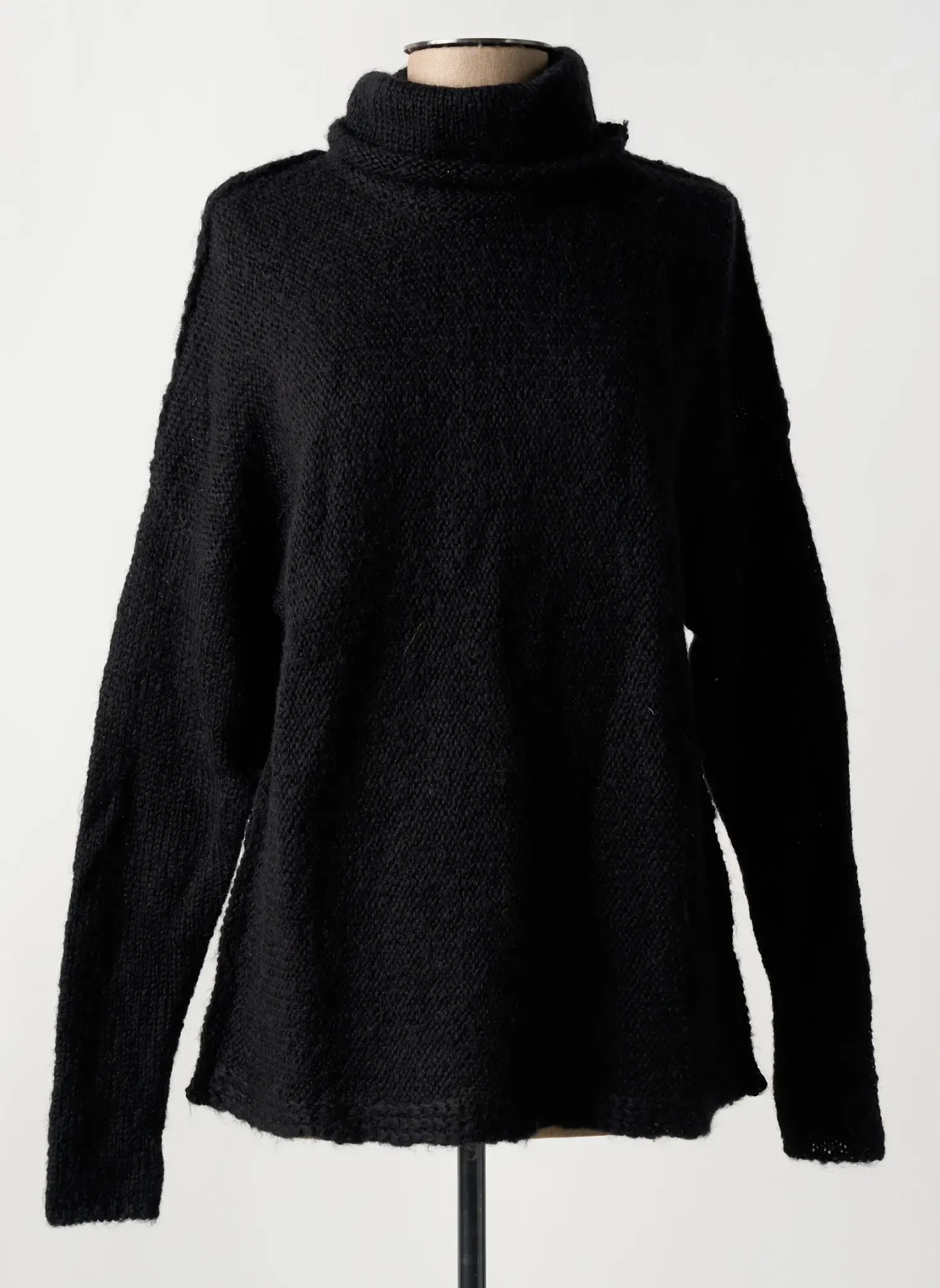Pull Costa 8 Mani Noir Manches Longues