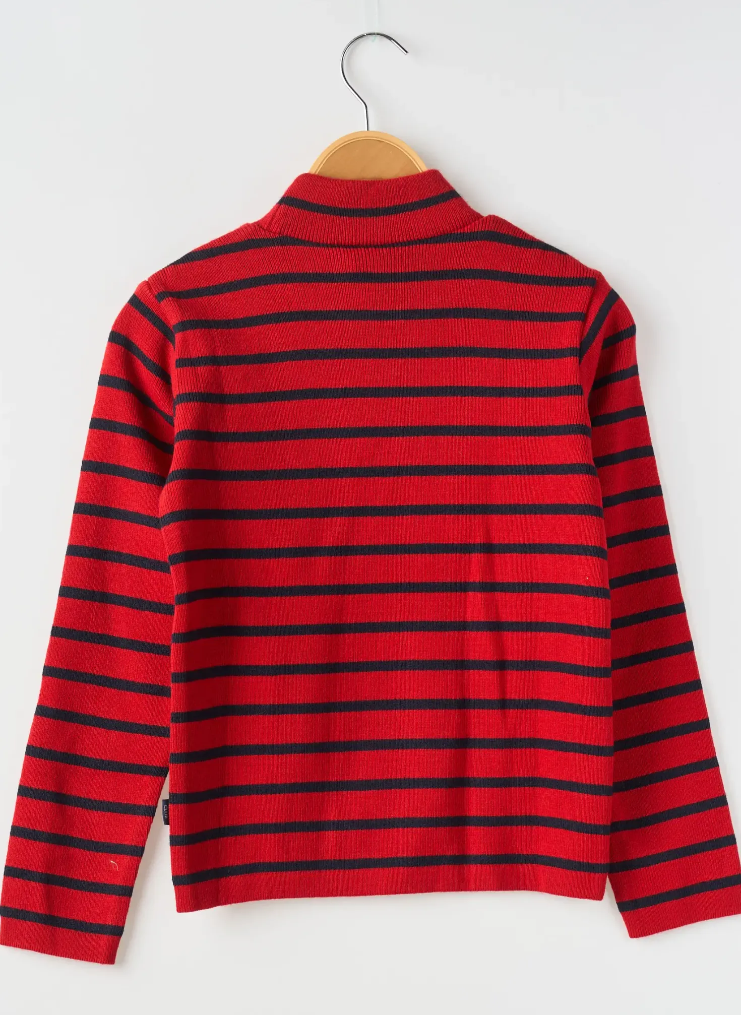 Pull Coudemail Rouge Manches Longues
