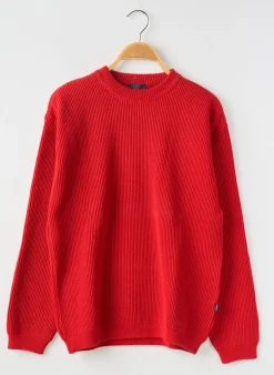 Pull Coudemail Rouge Manches Longues