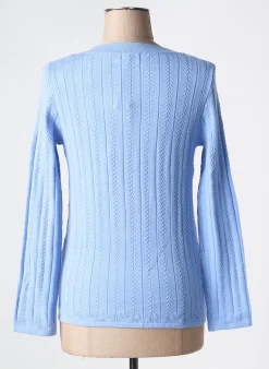 Pull Damart Bleu Manches Longues