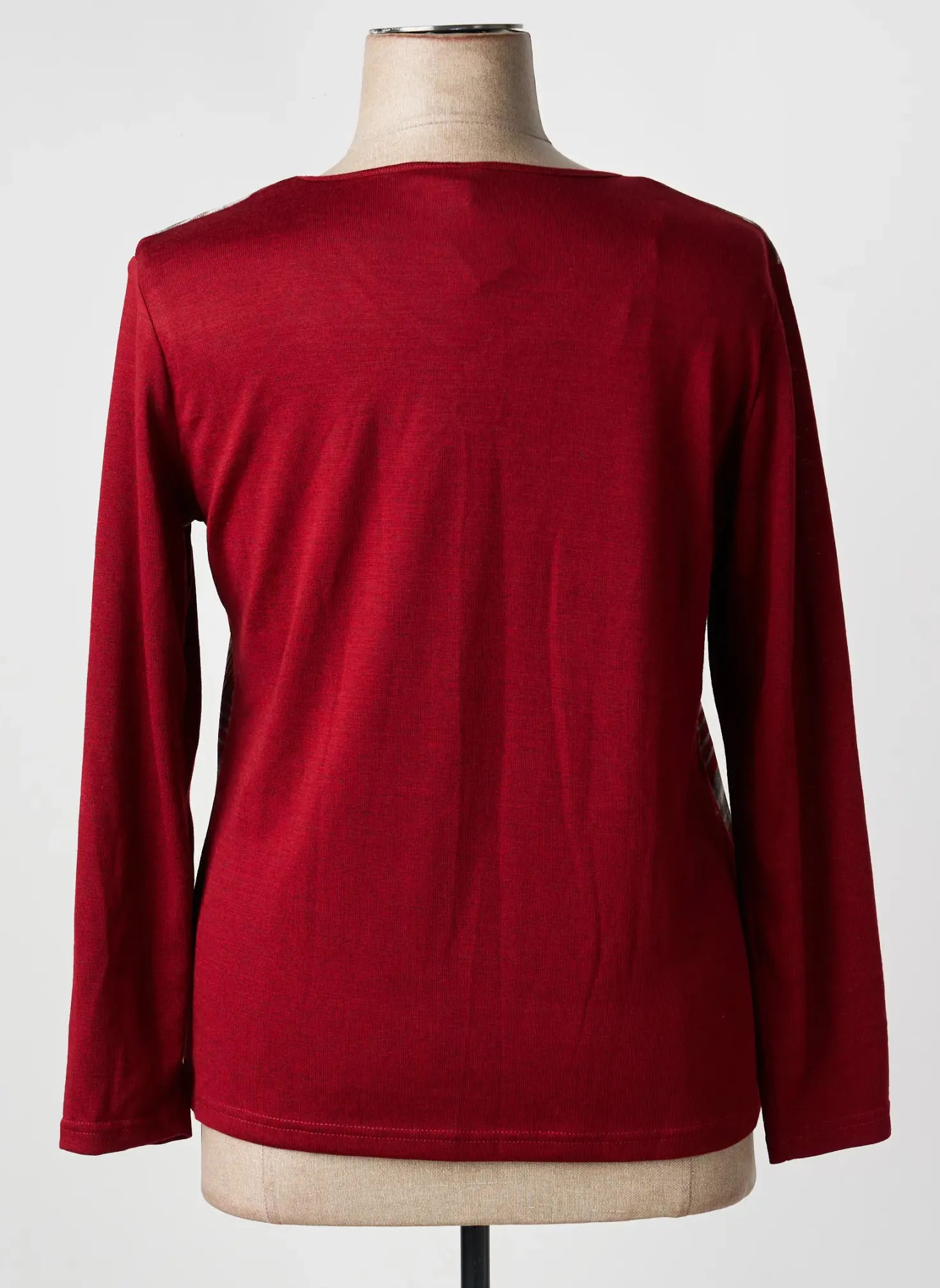 Pull Damart Rouge Manches Longues