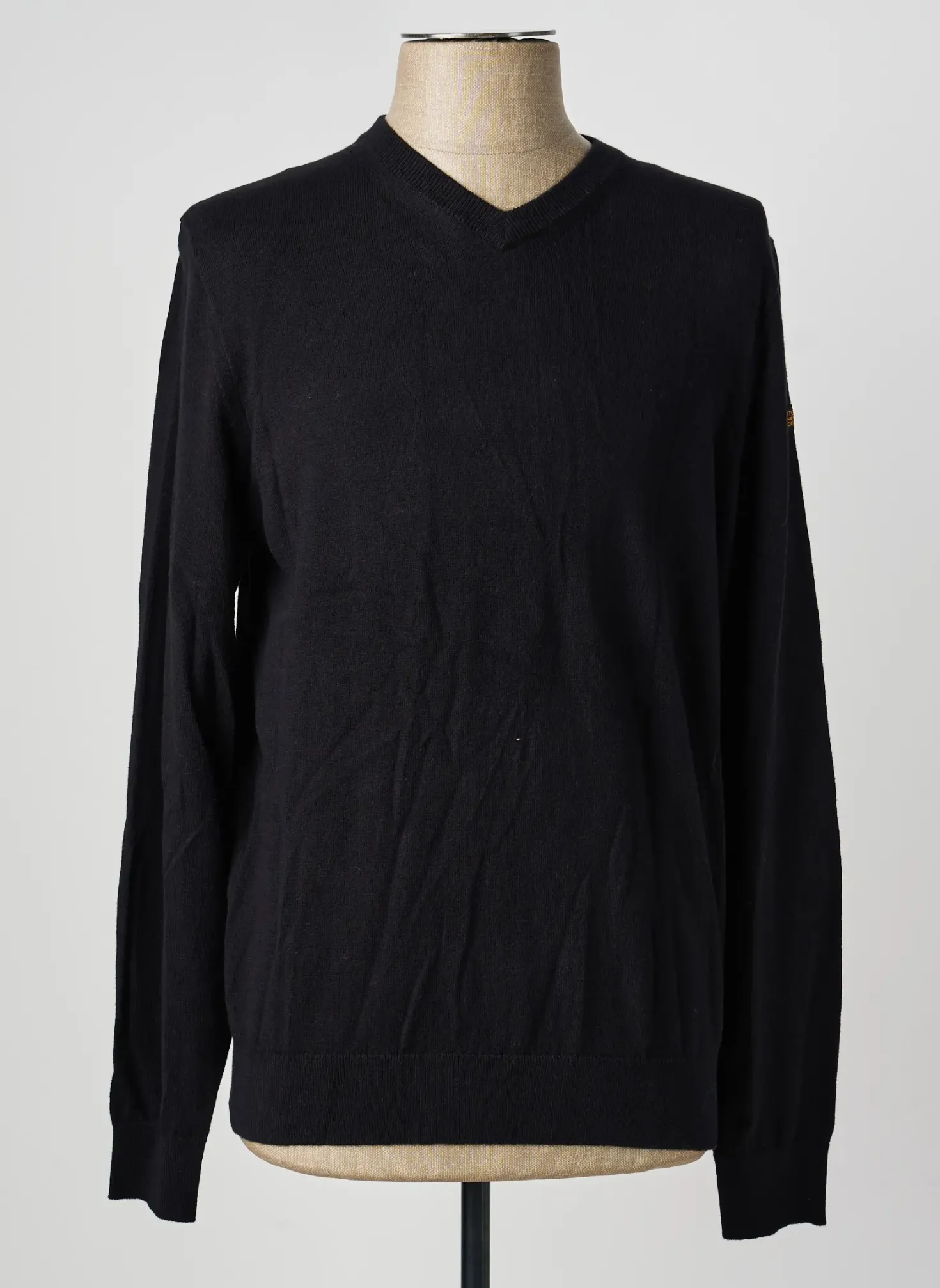 Pull Daytona Noir Manches Longues