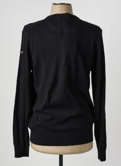 Pull Daytona Noir Manches Longues