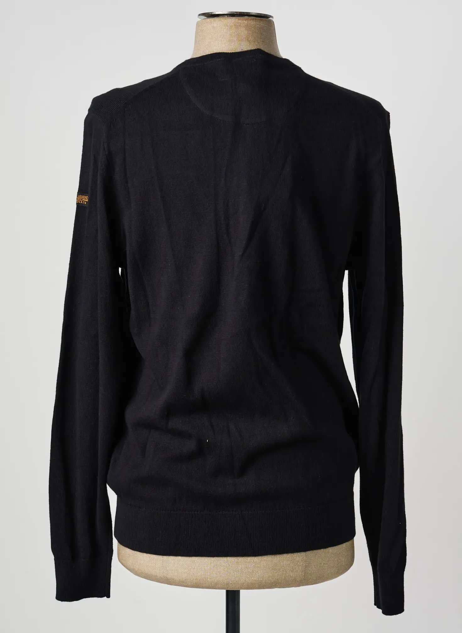 Pull Daytona Noir Manches Longues