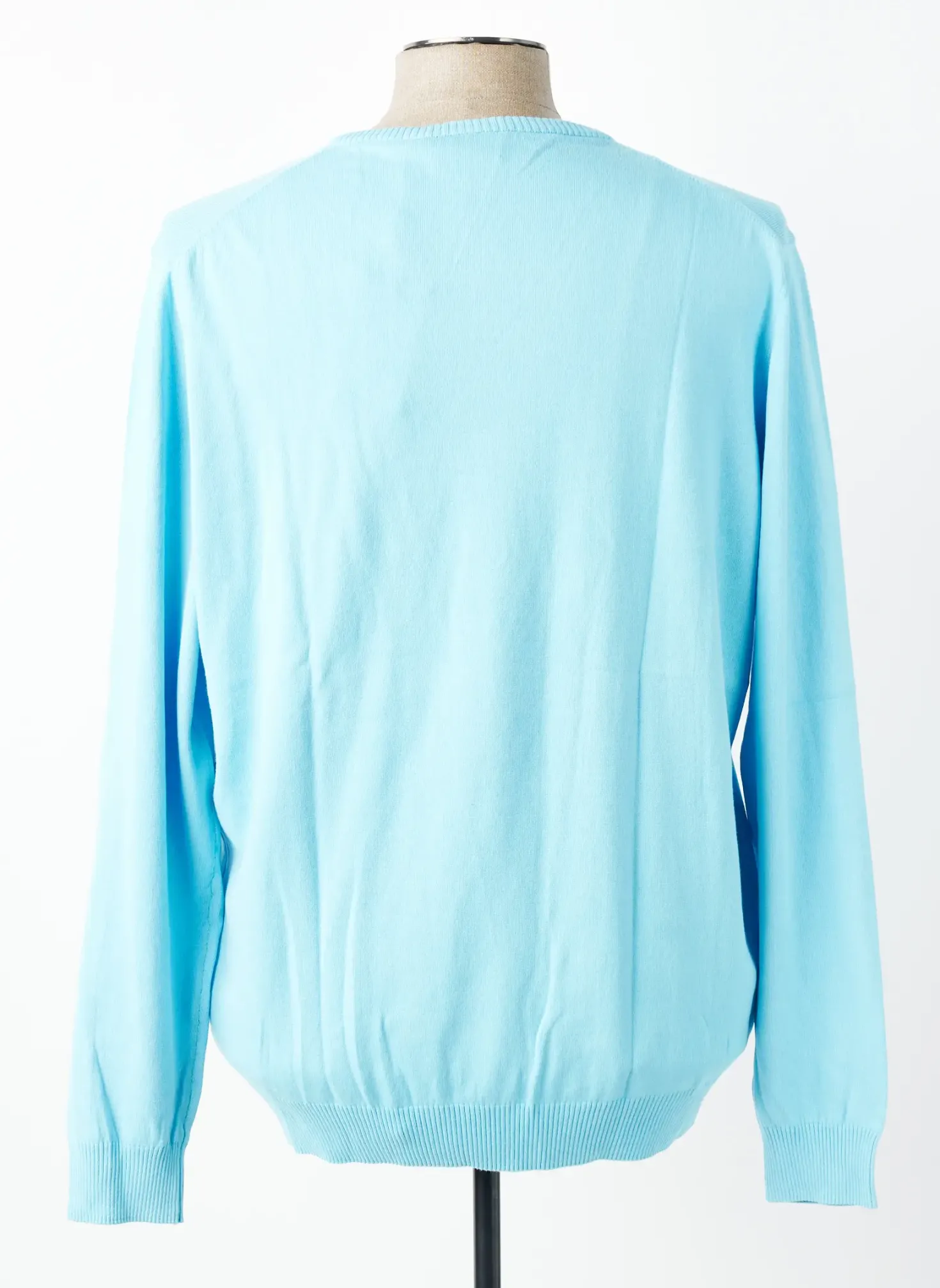 Pull Delahaye Bleu Manches Longues