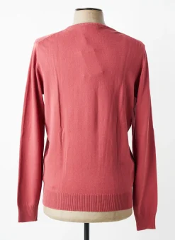 Pull Delahaye Rose Manches Longues