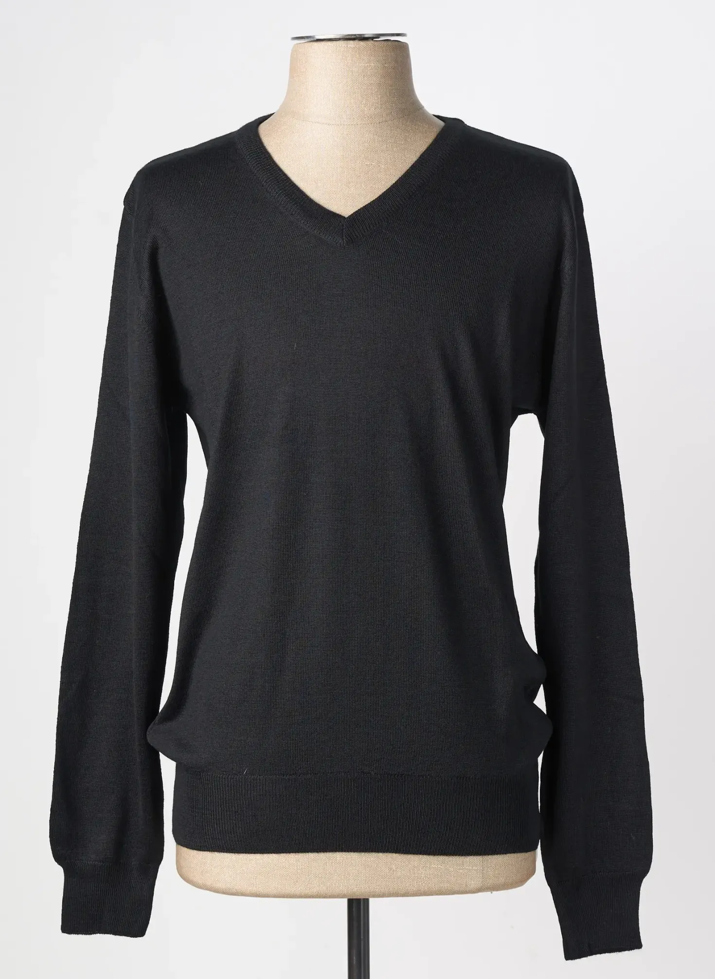 Pull Enzo Di Milano Noir Manches Longues