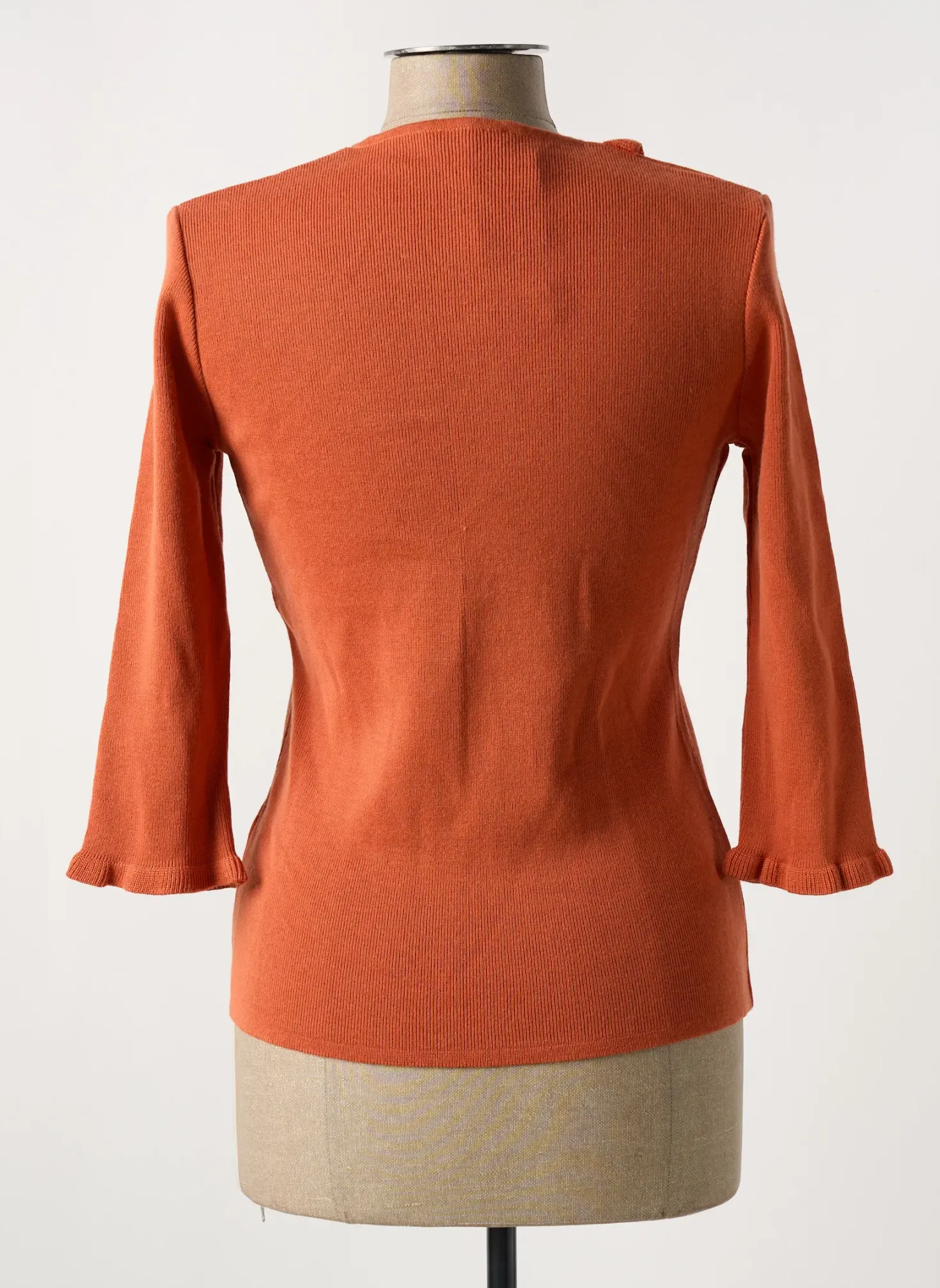 Pull Equation Orange Manches 3/4
