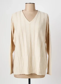 Pull Escorpion Beige Manches Longues