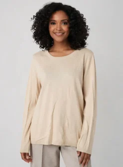 Pull Esprit Beige Manches Longues