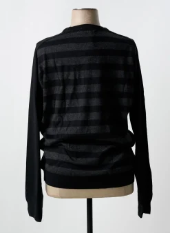 Pull Evermen Noir Manches Longues