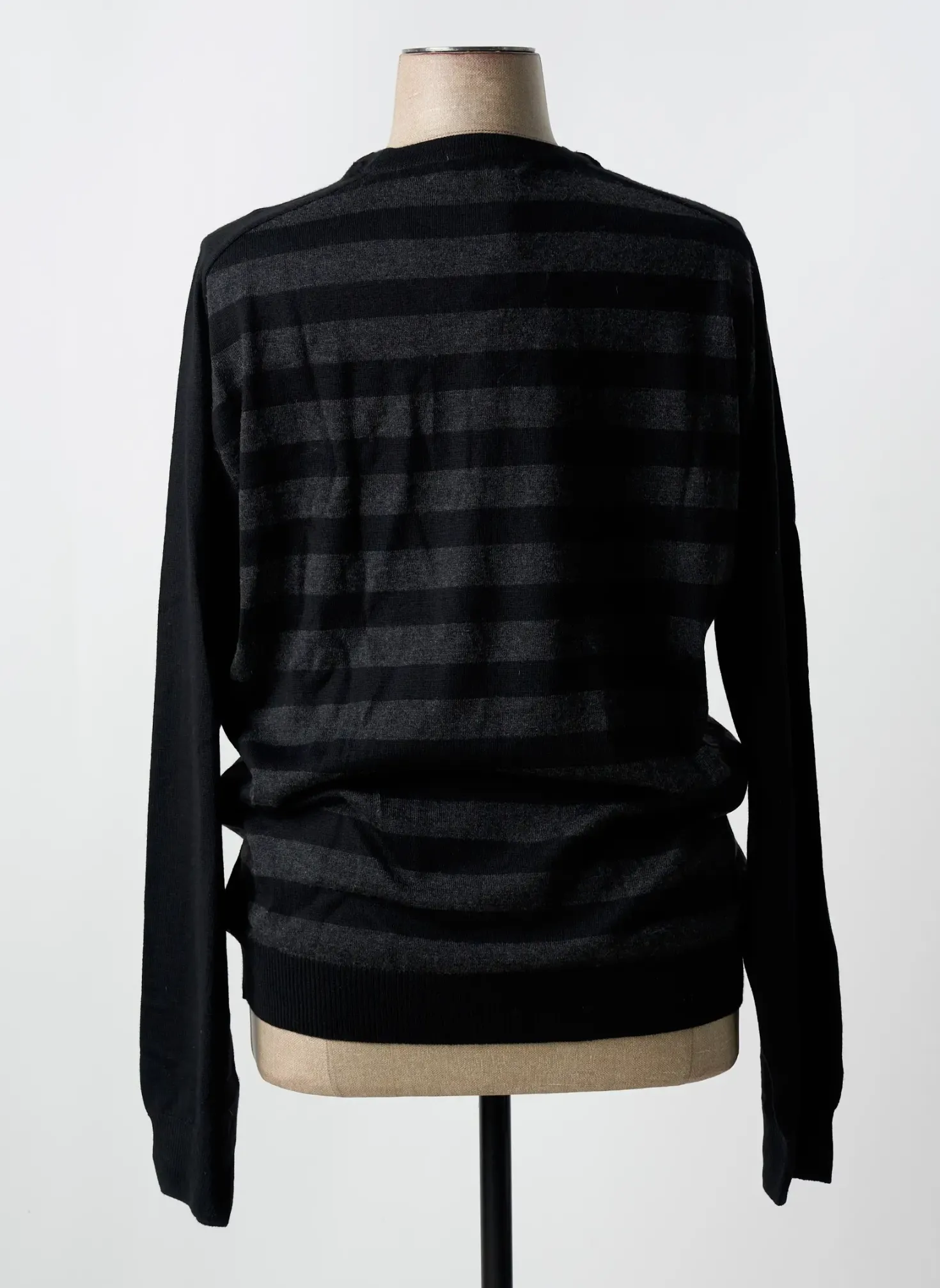 Pull Evermen Noir Manches Longues