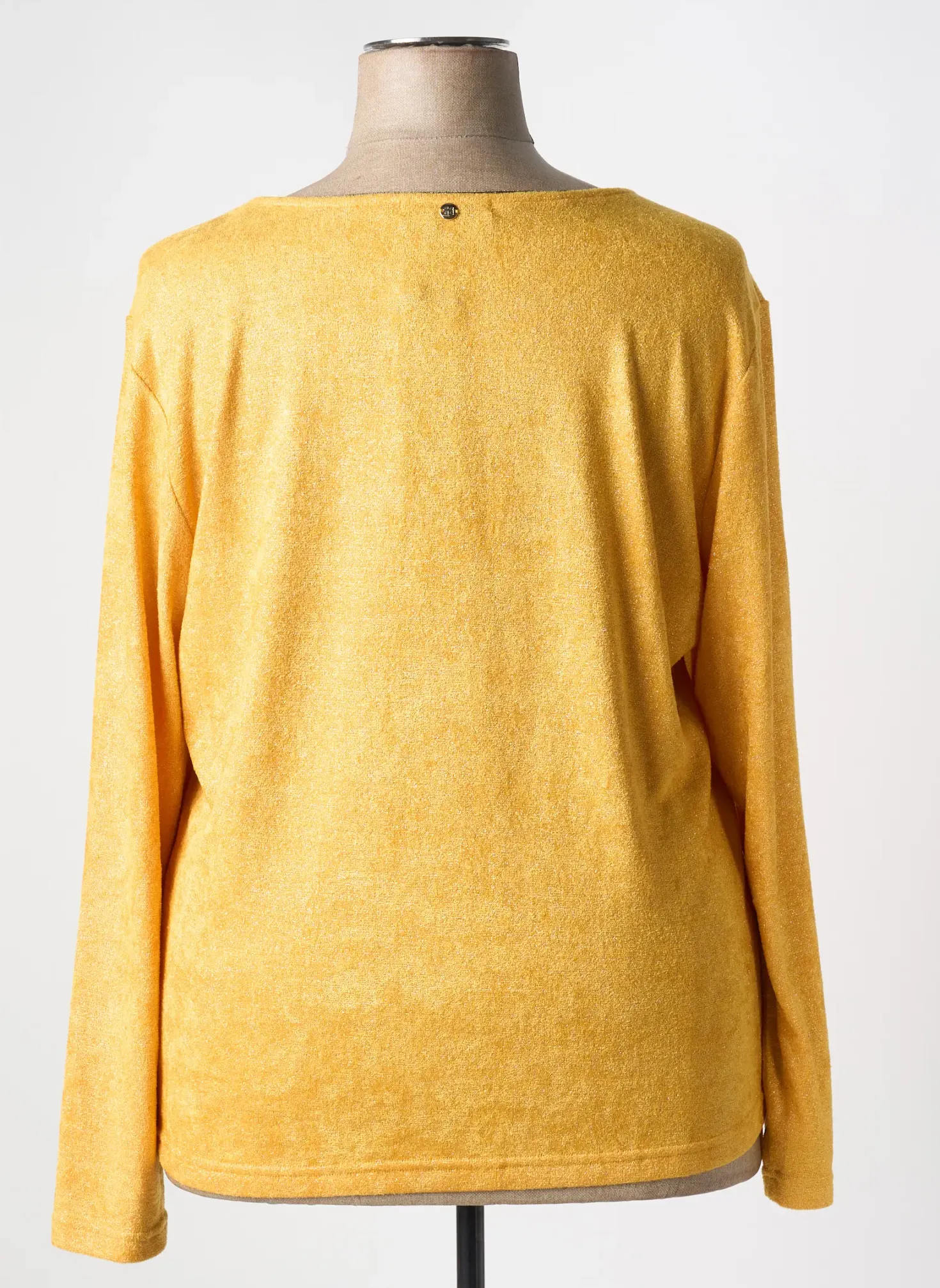 Pull Fred Sabatier Jaune Manches Longues
